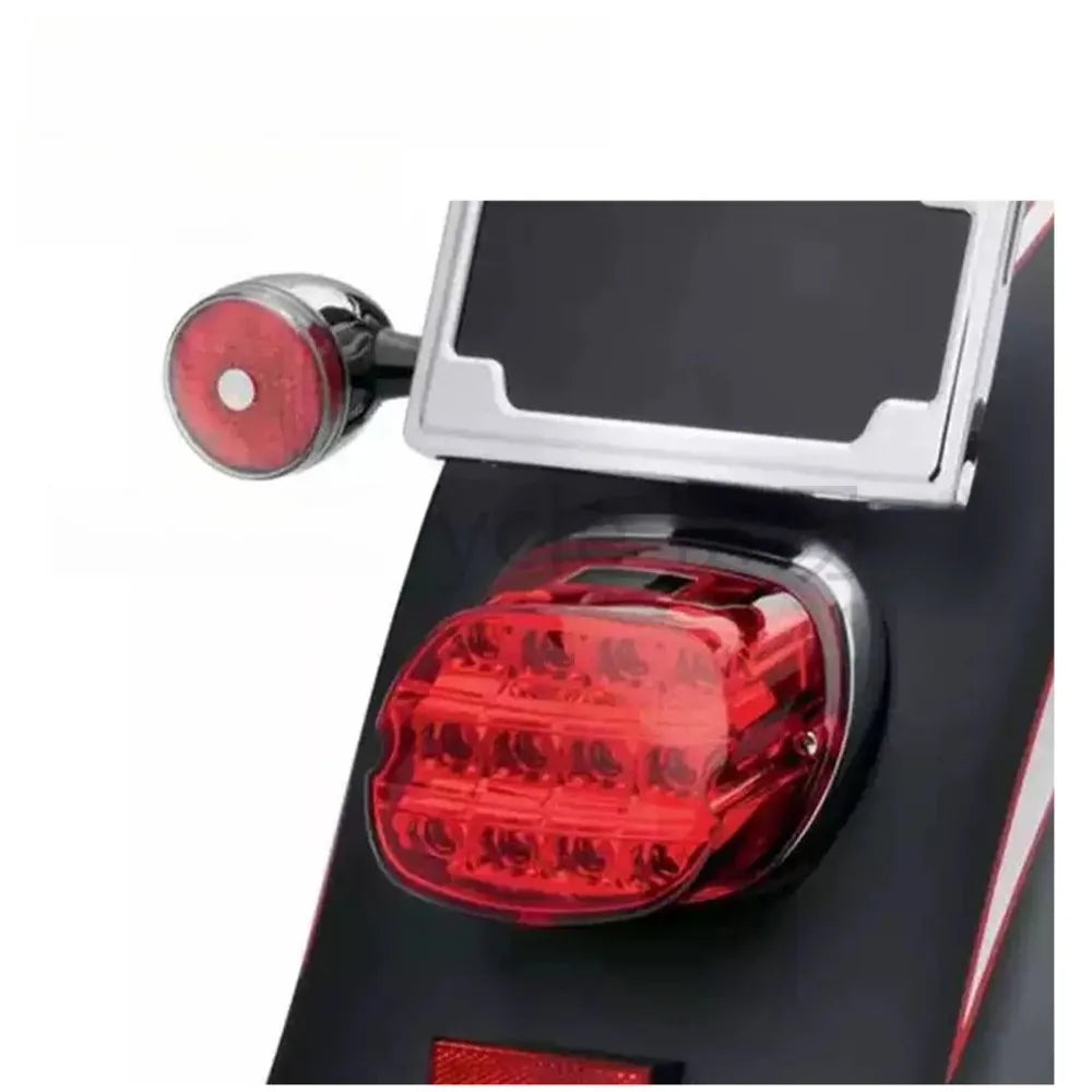 Feu arrière LED laydown avec éclairage de plaque pour Harley - vue 4