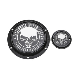 Derby cover et cache d'allumage gravés pour Harley Sportster - vue 13