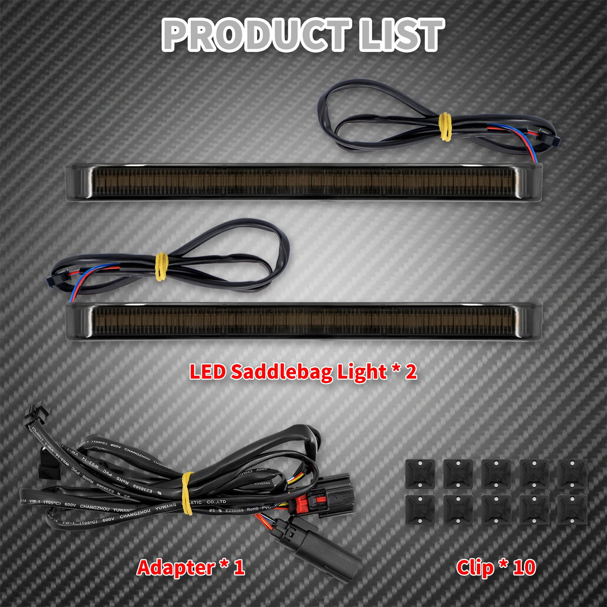 Feu à Défilement LED pour Sacoches (Frein/Clignotant) - Harley-Davidson Touring 2014 et plus – photo 7/8