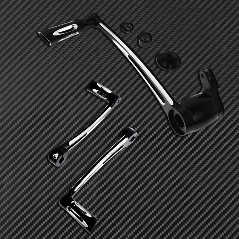 Kit de commandes au pied talon-pointe avec pontet de sélecteur et levier de frein pour Harley-Davidson Touring (Electra Glide, Street Glide, Road King) – photo 3/20