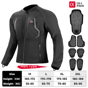 Blouson moto noir respirant avec protections CE - vue 10
