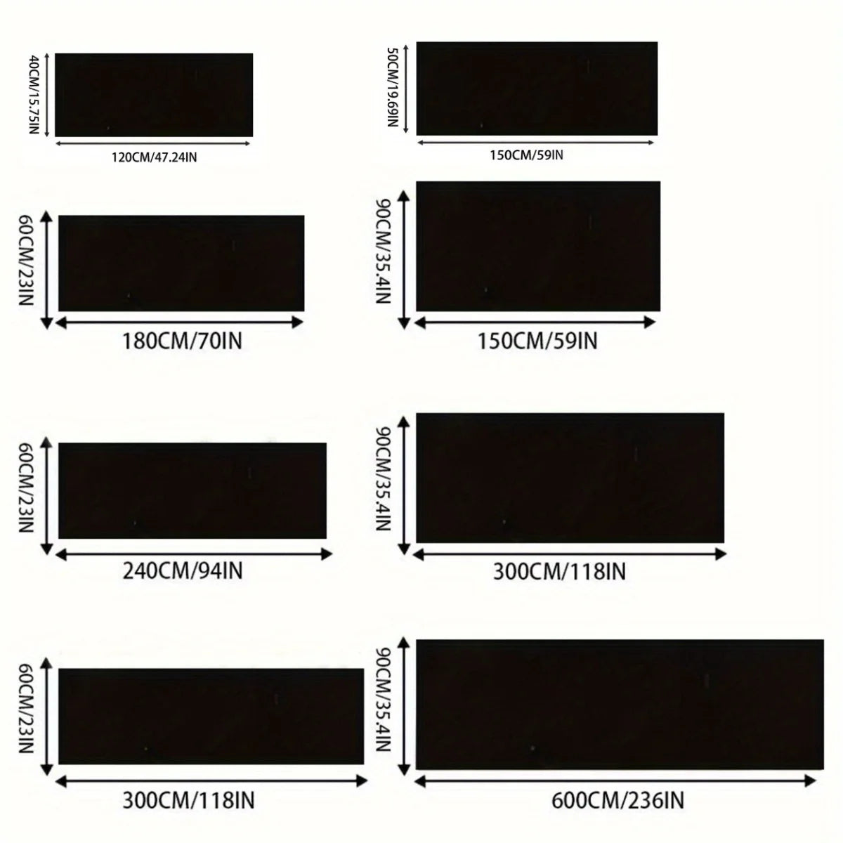 Tapis de garage motif avertissement jaune/noir antidérapant – photo 4/6