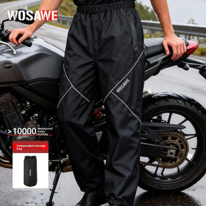 Pantalon de pluie moto WOSAWE imperméable et réfléchissant - vue 2