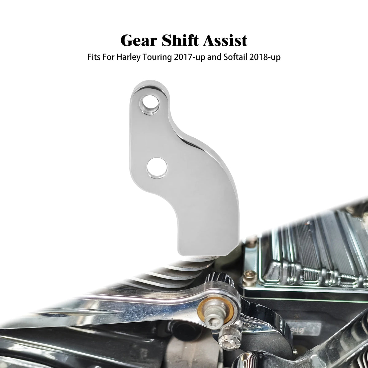 Booster de levier de vitesse en aluminium noir pour Harley-Davidson M8 - vue 9