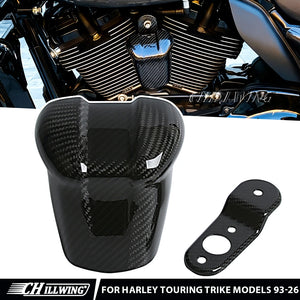 Cache de klaxon carbone pour Harley Touring Trike - vue 1