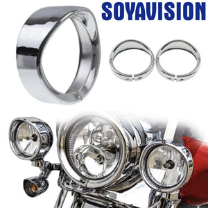 Cerclage visière de phare pour Harley Touring - vue 1