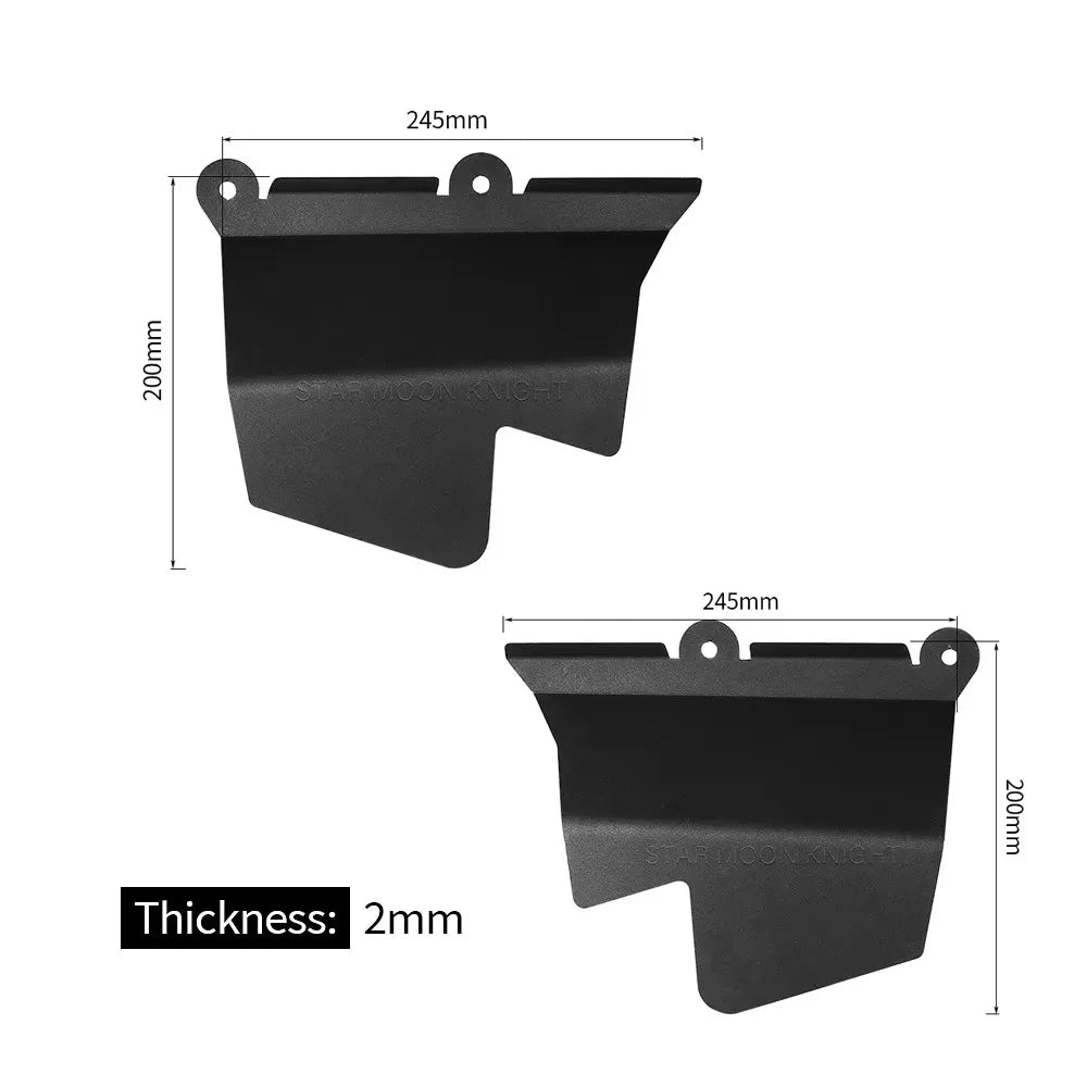 Caches latéraux noirs en aluminium pour Harley-Davidson Pan America - vue 4