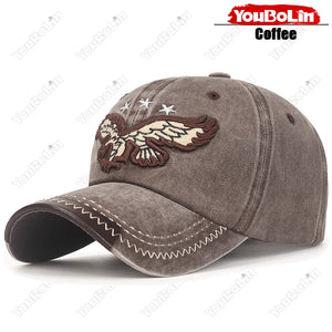 Casquette trucker vintage aigle brodé - vue produit - vue 11