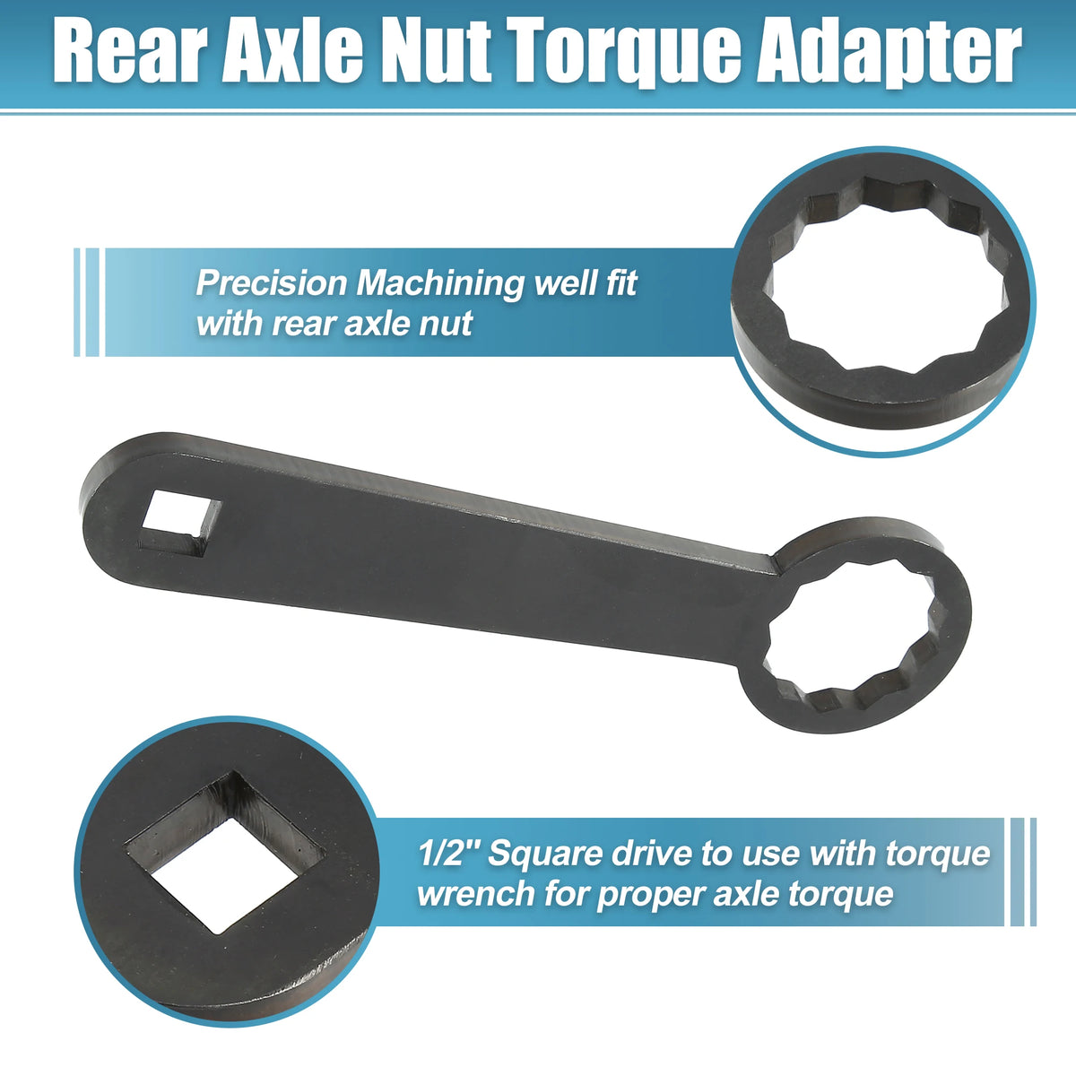 Clé d'écrou d'axe arrière 36 mm pour Harley Touring - vue 4