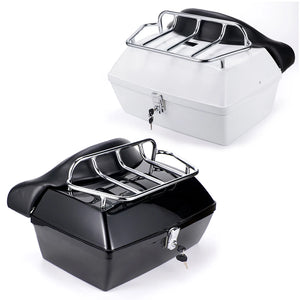Top Case Arrière Moto 48L avec Dossier - Coffre de Rangement Universel Scooter - vue 2