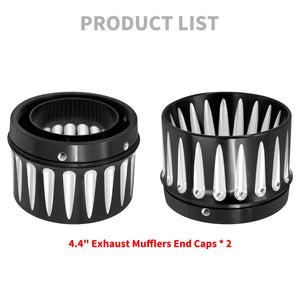 Coque de Phare Rond 7'' à Fixation Basse (Bucket) - Universel Harley-Davidson Softail, Sportster, Touring – photo 4/9