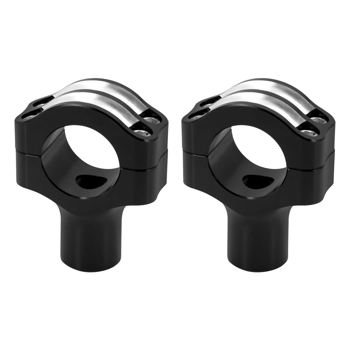 Kit de rehausseurs de guidon chromé pour Harley-Davidson - vue 5