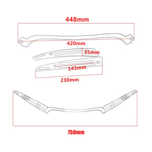 Garniture de pare-brise CNC pour Harley Road Glide - vue 6