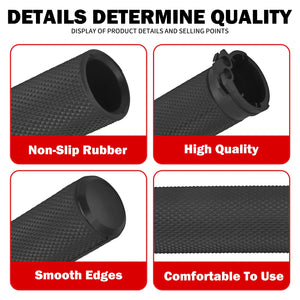 Poignées de Guidon Antidérapantes 1" (25mm) - Harley-Davidson Touring, Softail, Dyna, Sportster – photo 6/6