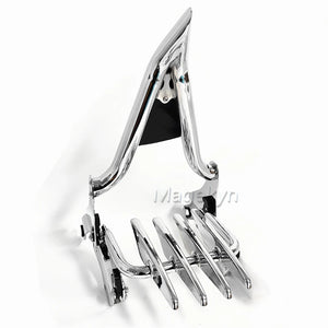 Sissy-bar dossier passager avec porte-bagages pour Harley-Davidson Touring Road King, Street Glide et Electra Glide - vue 5