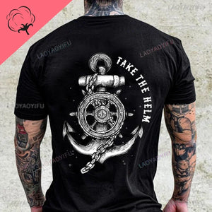 T-shirt homme coton motard tête de mort humoristique - vue 20