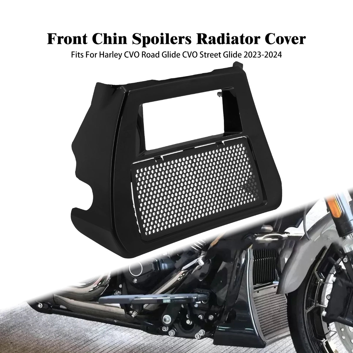 Spoiler Avant Cache-Radiateur (Chin Spoiler) - Harley-Davidson Touring CVO Road/Street Glide 2023-2024 – photo 1/6