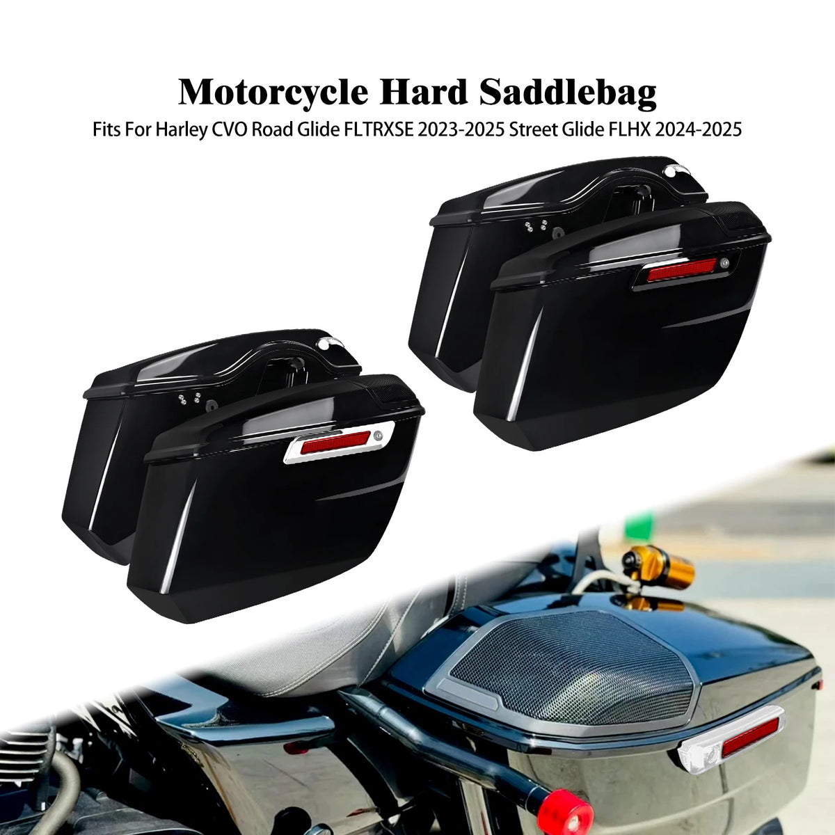 Sacoches Rigides Étanches - Harley-Davidson CVO Road Glide FLTRXSE 2023-2025, Street Glide FLHX 2024-2025 – photo 1/8