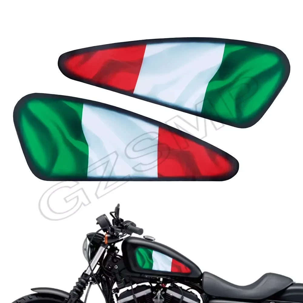 Autocollant décoratif drapeau sur réservoir de Harley Sportster - vue 22