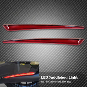 Feux LED Extension de Sacoche (Position/Stop/Clignotant) - Harley-Davidson Touring Electra Glide, Street Glide, FLHR 2014 et plus – photo 7/8