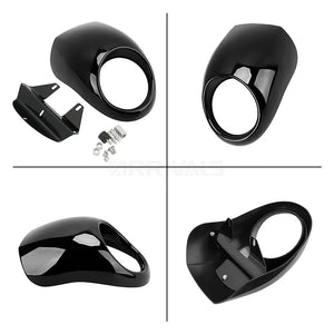 Carénage de phare ABS pour Harley Dyna et Sportster - vue 2