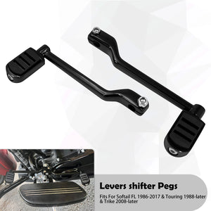 Levier de sélecteur chromé pour Harley Softail - vue 8