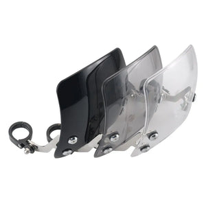 Mini pare-brise fumé pour Harley Sportster fixé sur fourche - vue 3