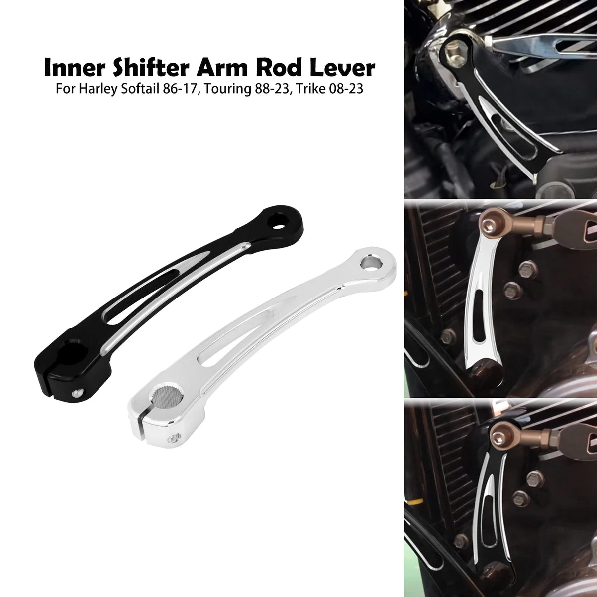 Levier d'axe de sélecteur pour Harley Softail Touring - vue 1