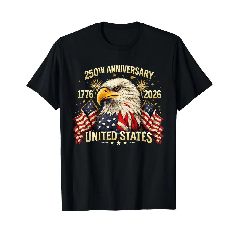 T-shirt Homme Aigle Drapeau USA 250 Ans - vue 1