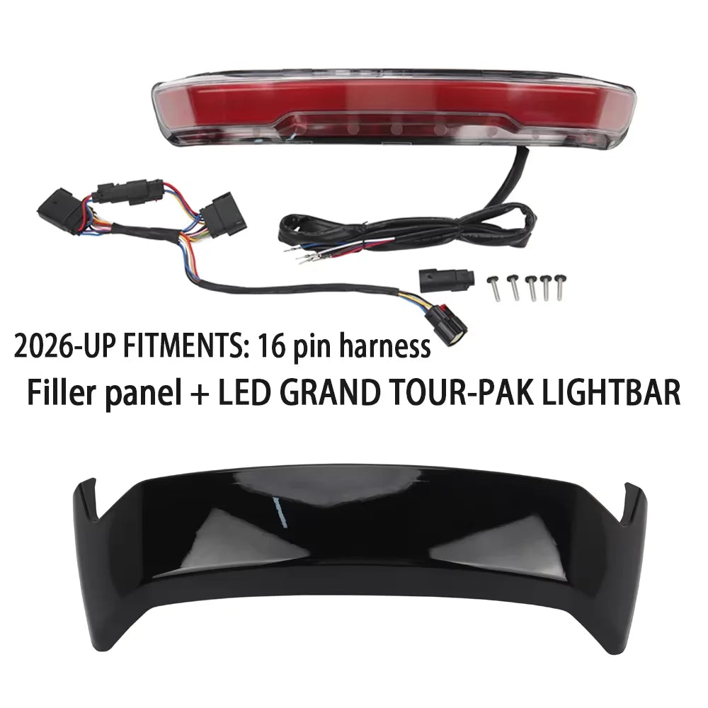 Feu arrière LED de Tour-Pak pour Harley Street Glide Road Glide - vue 9