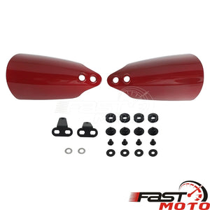 Paire de protège-mains noirs pour guidon de moto Harley-Davidson Dyna - vue 17