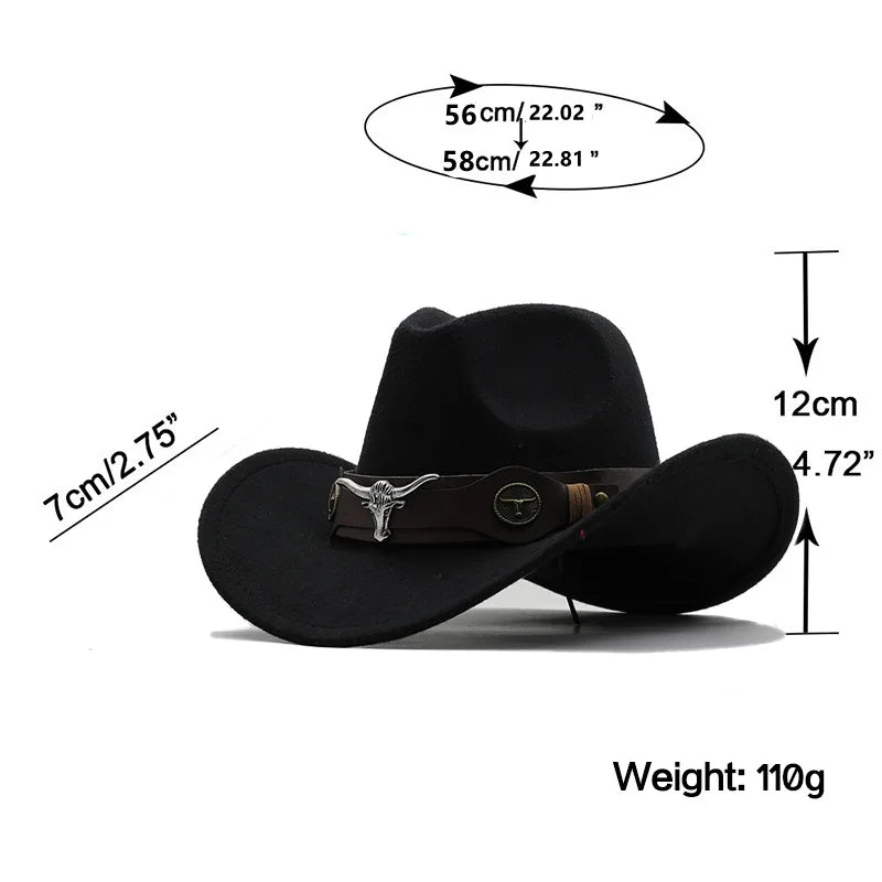 Chapeau cowboy western - vue 2