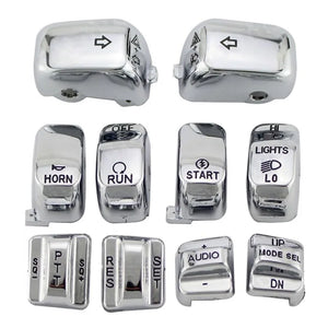 Caches de boutons de commodo pour Harley Touring - vue 7