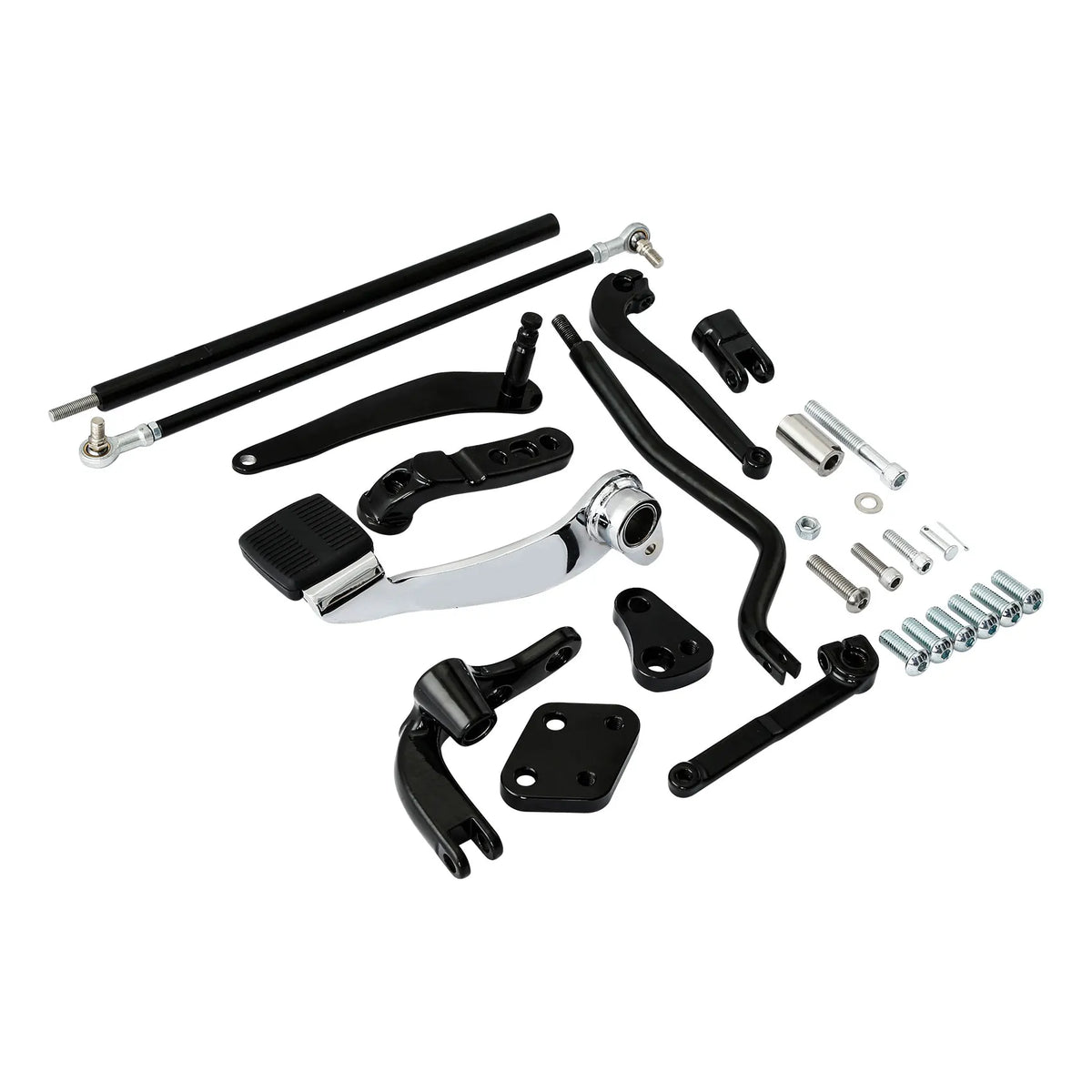 Kit commandes avancées standard en aluminium et acier pour Harley-Davidson Dyna Street Bob, Low Rider, Super Glide FXDB 2006-2017 – photo 4/6