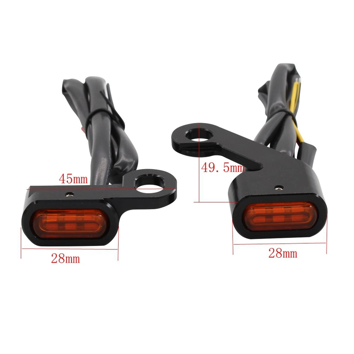 Mini clignotants avant LED pour Harley Touring Softail - vue 9