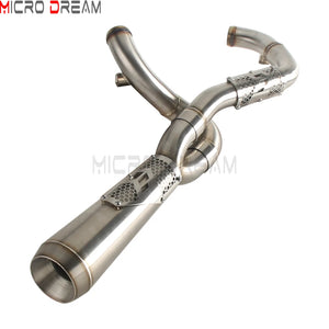 Échappement 2 en 1 inox pour Harley Dyna - vue 4