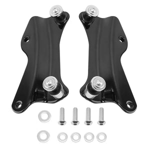 Kit de fixation amovible 4 points noir ou chrome pour Harley Touring - vue 8