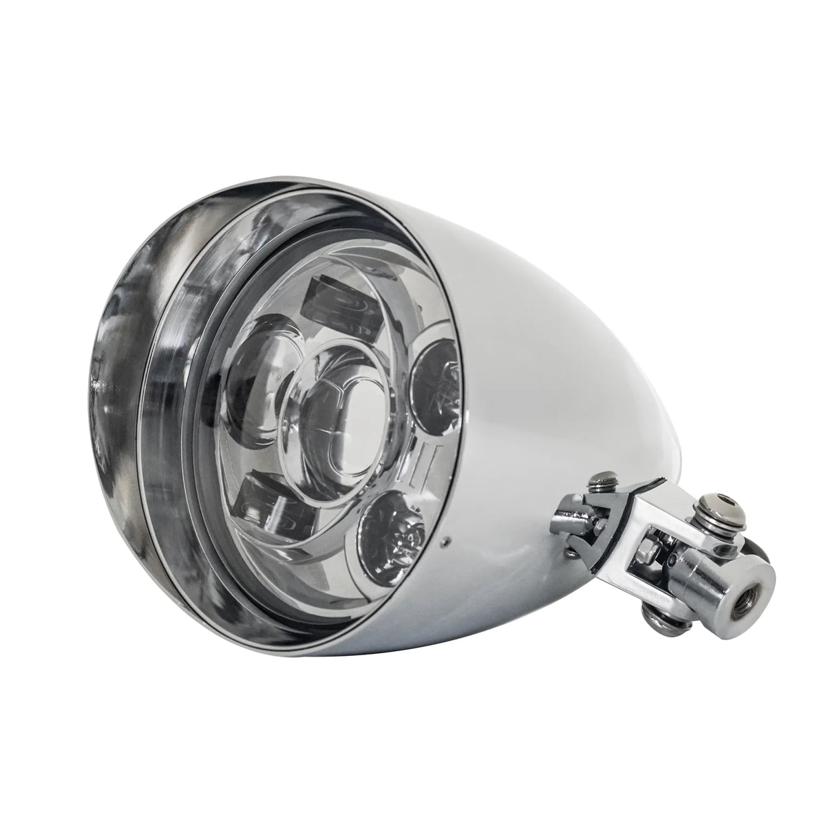 Phare obus LED pour Harley Sportster Dyna - vue 5