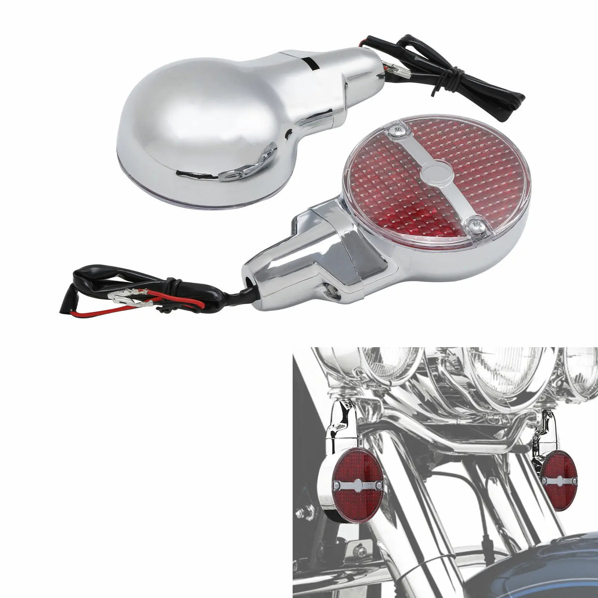 Clignotants arrière LED pour Harley Heritage Touring - vue 5