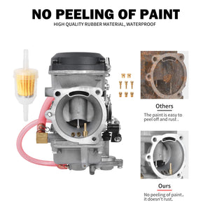 Carburateur CV40 en aluminium pour moteur Harley-Davidson - vue 3