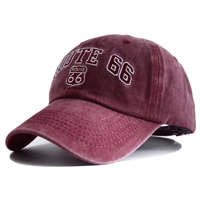 Casquette snapback brodée Route 66 - vue - vue 12