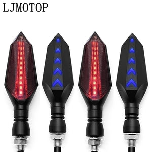 Clignotants LED à défilement séquentiel pour moto, feux de position ambrés - vue 9