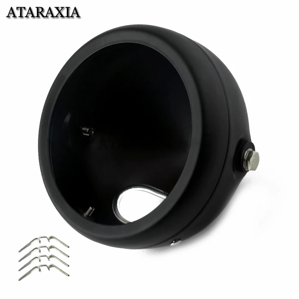Coque de phare 5,75 pouces pour Harley Dyna Sportster - vue 1