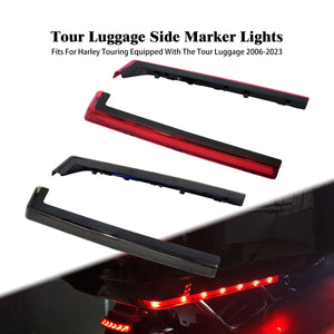 Feu LED latéral rouge pour top case de Harley-Davidson Touring - vue 1