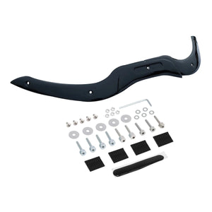 Garniture de pare-brise moto noire pour Harley Road Glide - vue 3