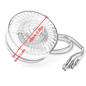 Feu arrière LED rond pour Harley bobber - vue 5