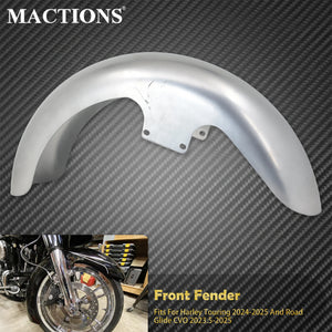 Garde-Boue Avant Brut en Fer à Peindre - Harley-Davidson Touring 2024-2025 – photo 1/7