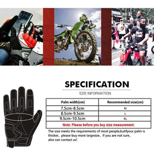Gants moto noirs réfléchissants doigts longs - vue - vue 3