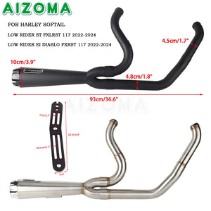 Ligne d'échappement complète pour Harley-Davidson Softail Low Rider ST FXLRST FXRST 2022-2024 – photo 3/8
