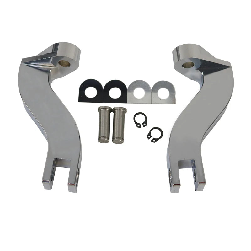 Kit de fixation repose-pieds passager arrière en aluminium pour Harley-Davidson Touring, Street Electra Glide, Road King – photo 9/9